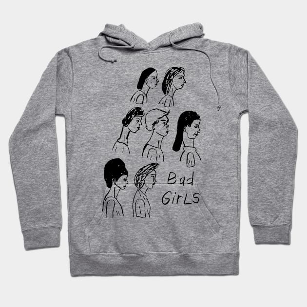 badgirls Hoodie by teresawatsonartist